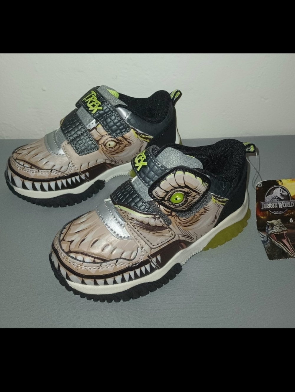 Jurassic World T-Rex Toddler Light-Up Shoes